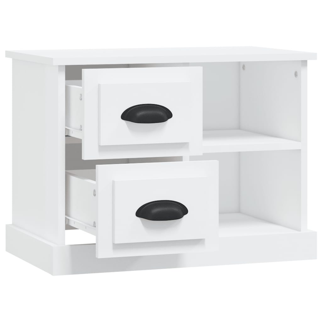 Comodino Bianco 60x35,5x45 cm - homemem39