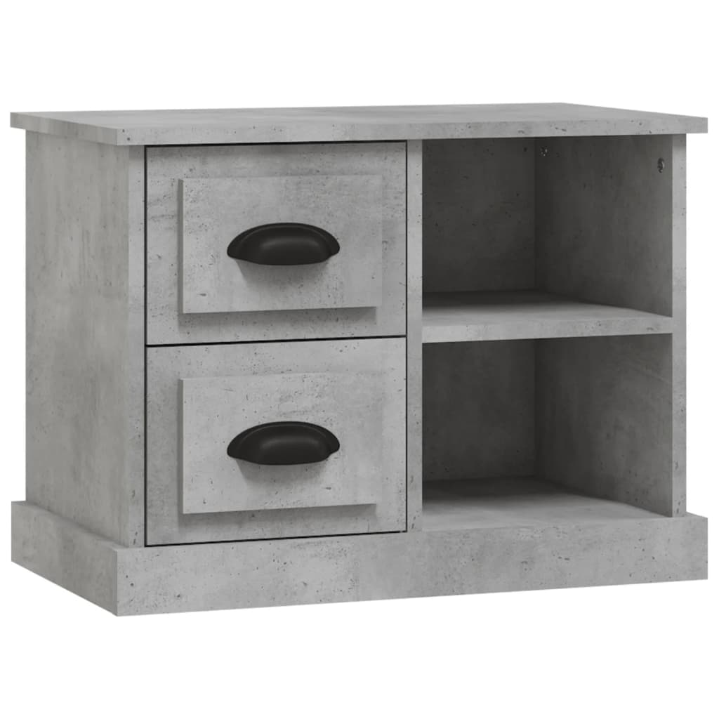 Comodino Grigio Cemento 60x35,5x45 cm - homemem39