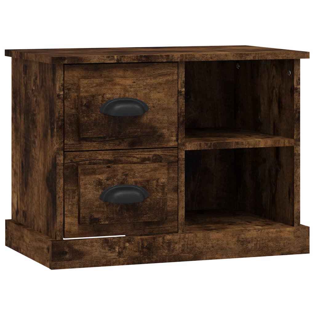 Comodino Rovere Fumo 60x35,5x45 cm - homemem39