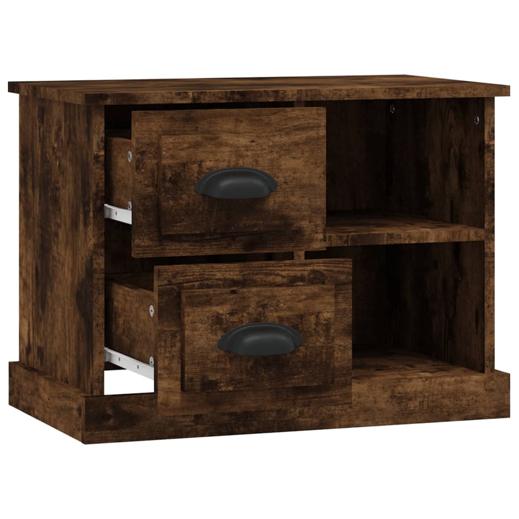 Comodino Rovere Fumo 60x35,5x45 cm - homemem39