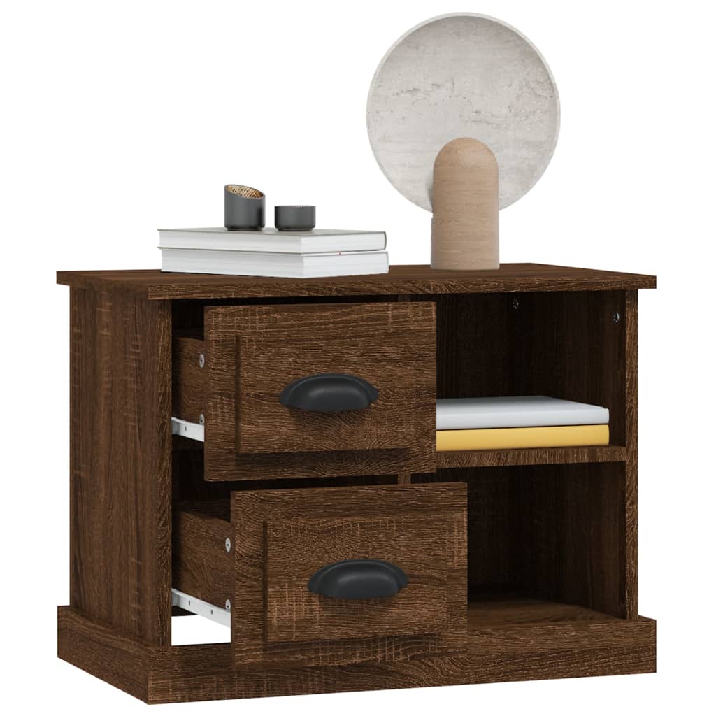 Comodino Rovere Marrone 60x35,5x45 cm - homemem39