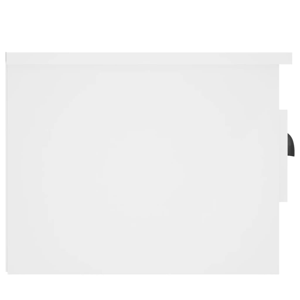 Comodini a Parete 2 pz Bianchi 41,5x36x28 cm - homemem39