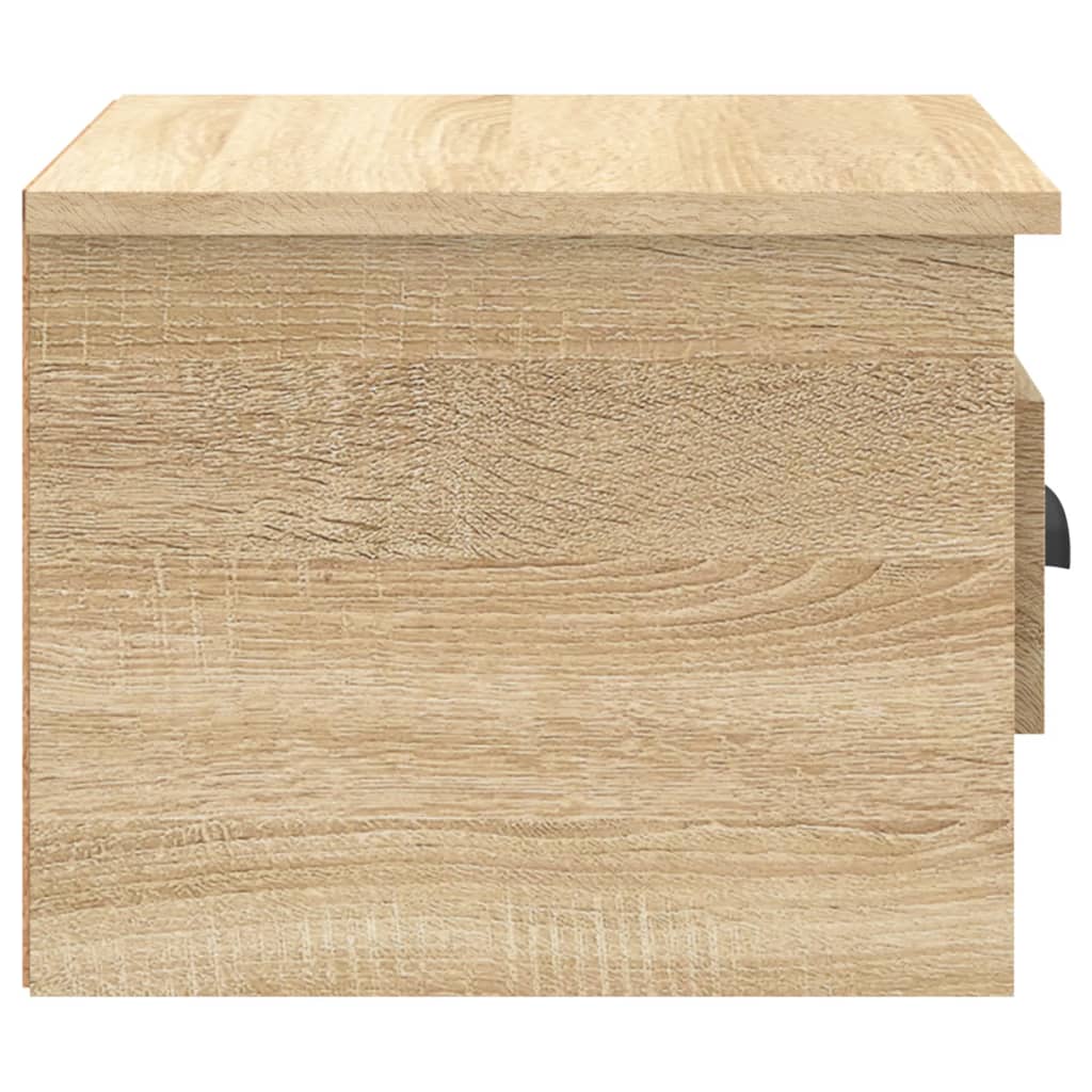 Comodini a Parete 2 pz Rovere Sonoma 41,5x36x28 cm - homemem39