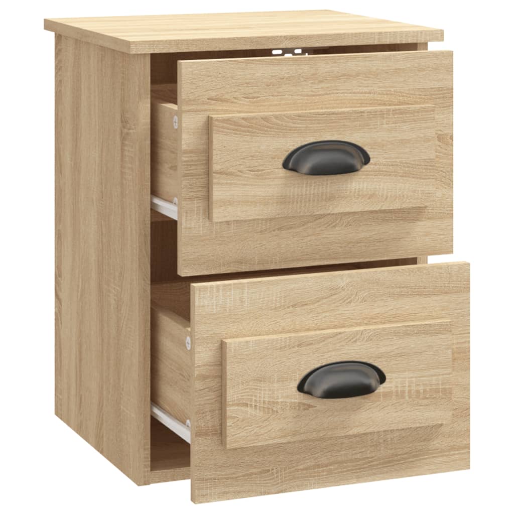 Comodino a Parete Rovere Sonoma 41,5x36x53 cm - homemem39