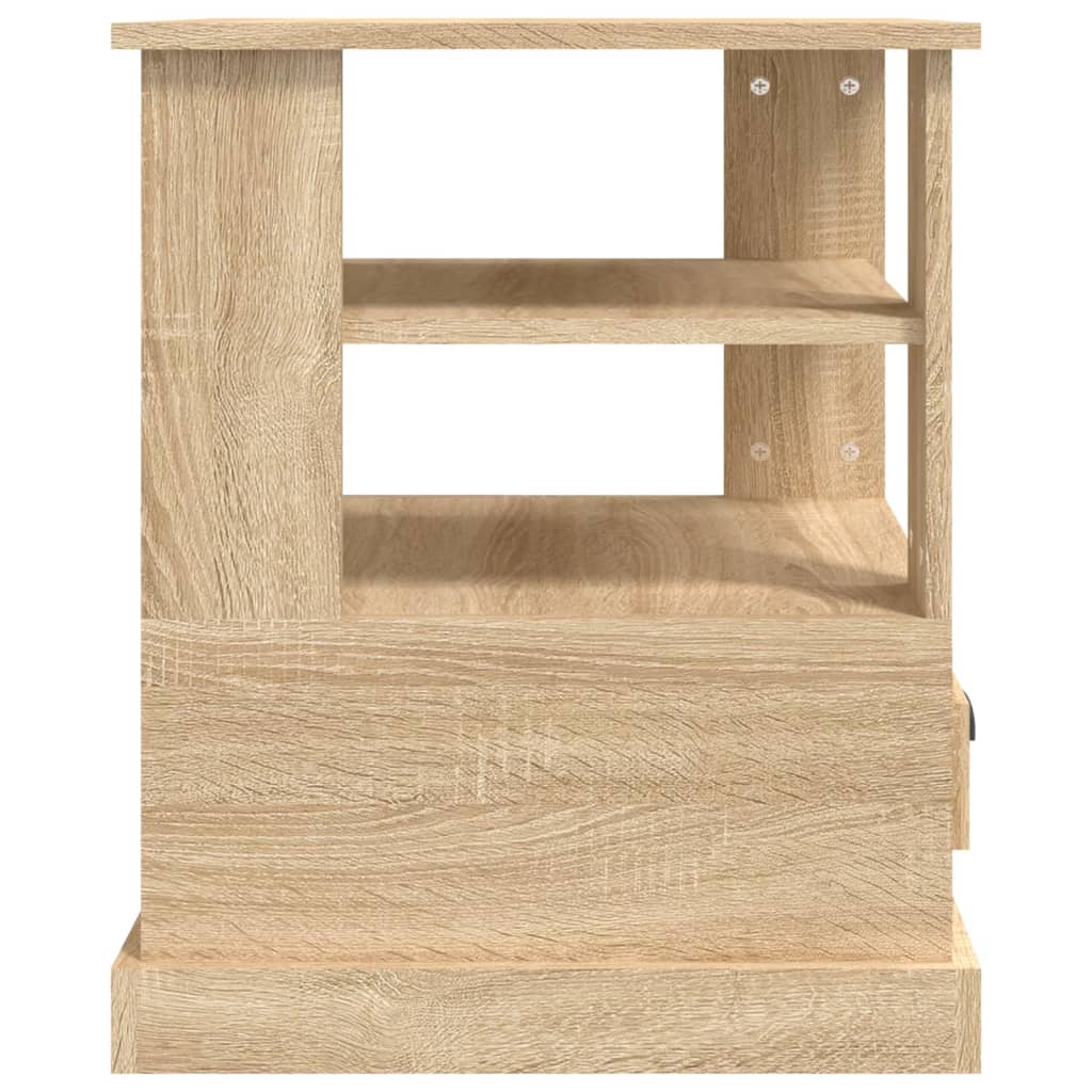 Tavolino Rovere Sonoma 50x50x60 cm in Legno Multistrato - homemem39