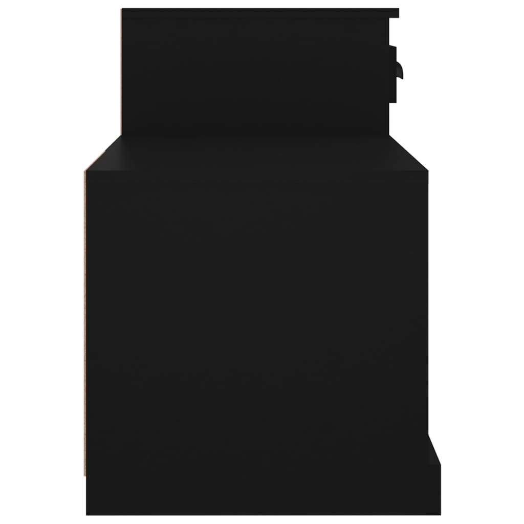 Scarpiera Nera 100x42x60 cm in Legno Multistrato - homemem39