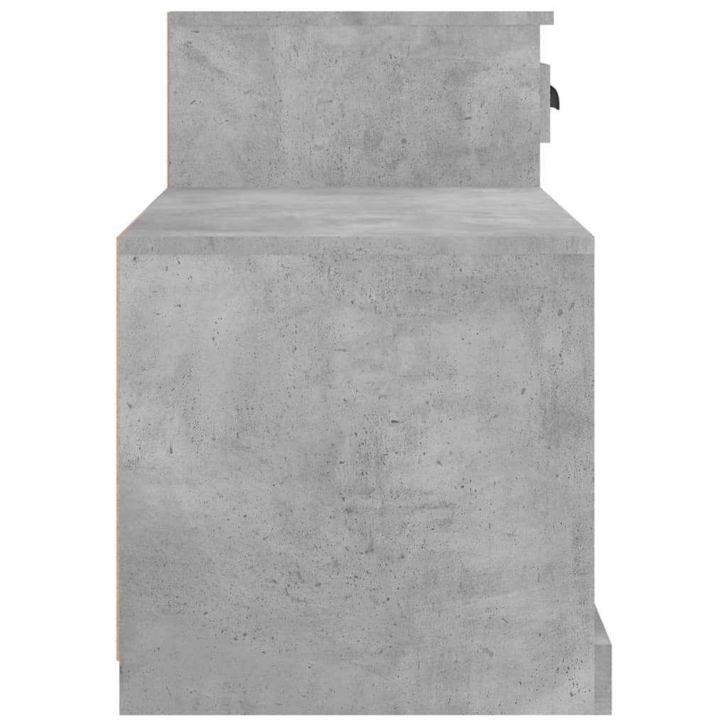 Scarpiera Grigio Cemento 100x42x60 cm in Legno Multistrato - homemem39