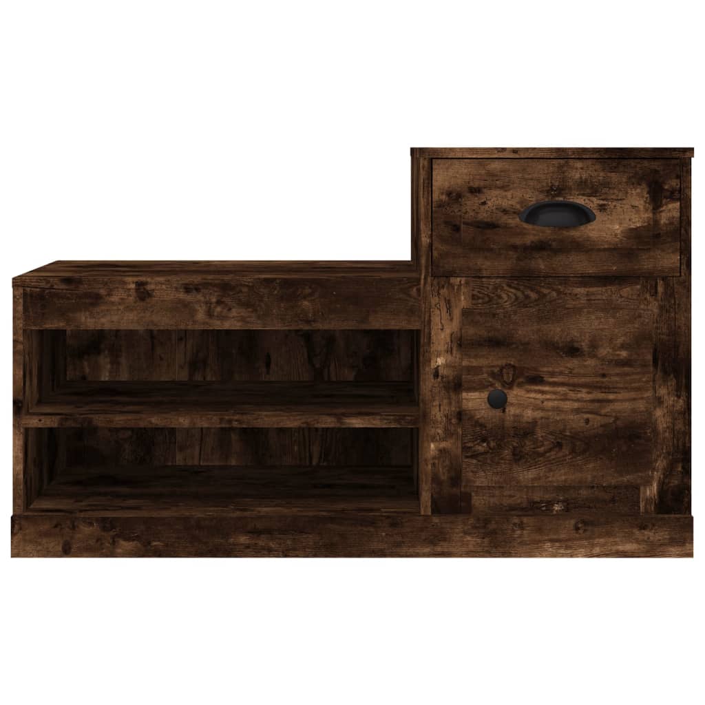 Scarpiera Rovere Fumo 100x42x60 cm in Legno Multistrato - homemem39