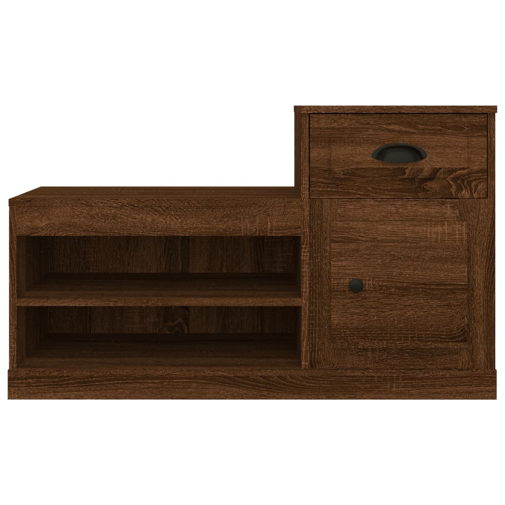 Scarpiera Rovere Marrone 100x42x60 cm in Legno Multistrato - homemem39