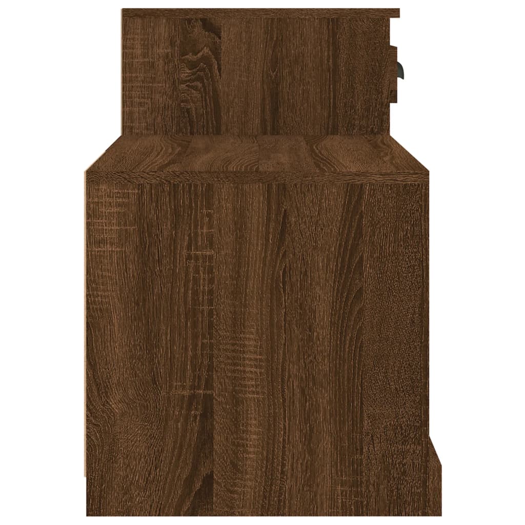 Scarpiera Rovere Marrone 100x42x60 cm in Legno Multistrato - homemem39