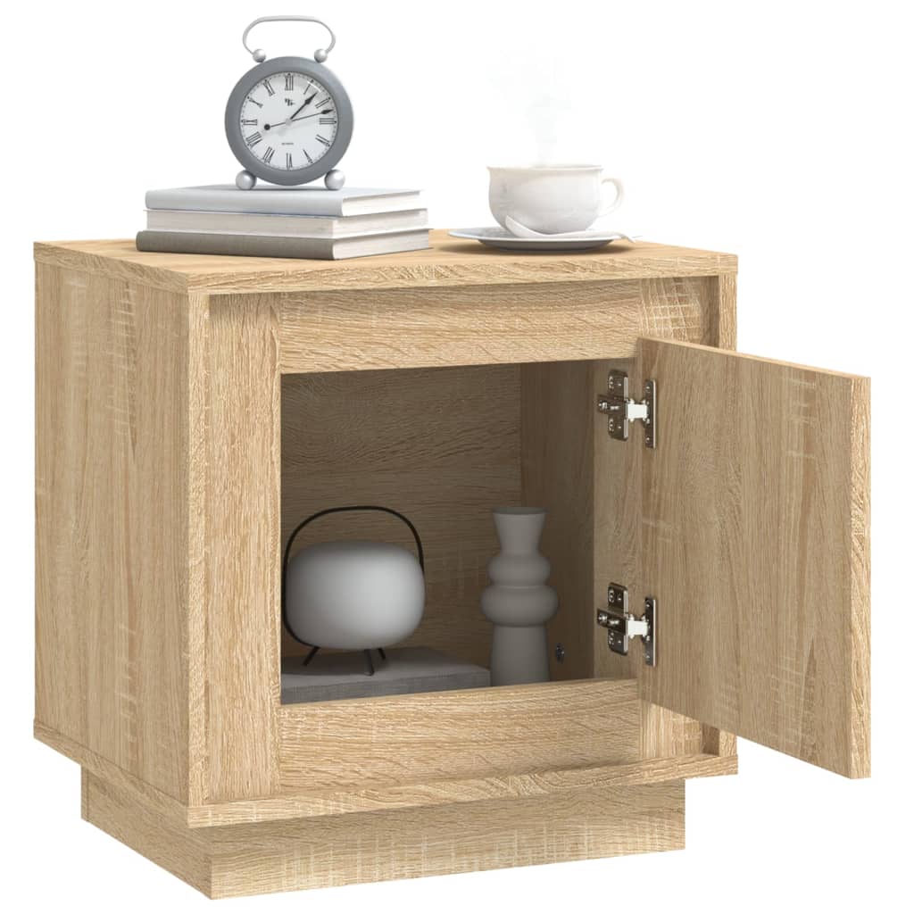 Comodini 2 pz Rovere Sonoma 44x35x45 cm in Legno Multistrato - homemem39