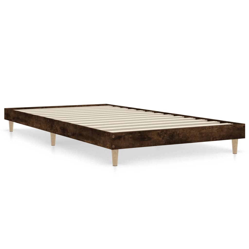 Giroletto senza Materasso Rovere Fumo 90x200 cm in Truciolato - homemem39
