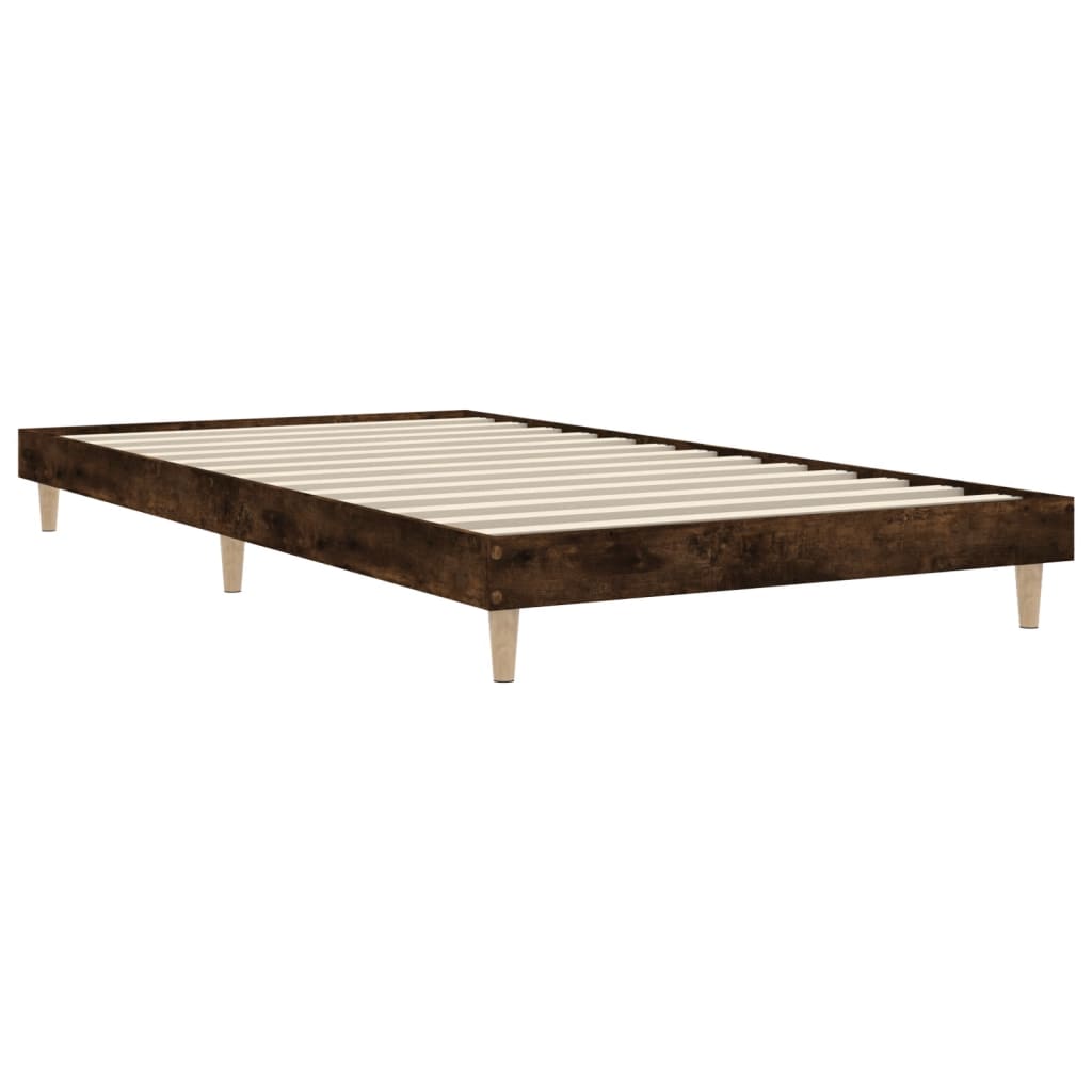 Giroletto senza Materasso Rovere Fumo 90x200 cm in Truciolato - homemem39