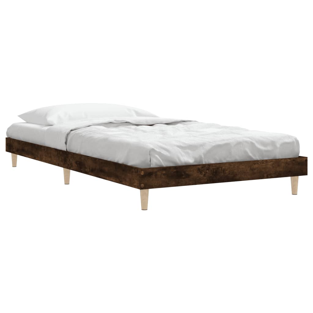 Giroletto senza Materasso Rovere Fumo 90x200 cm in Truciolato - homemem39