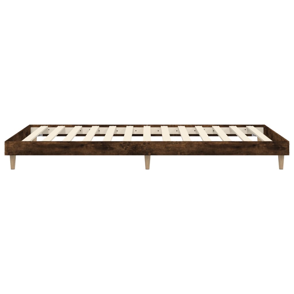 Giroletto senza Materasso Rovere Fumo 90x200 cm in Truciolato - homemem39