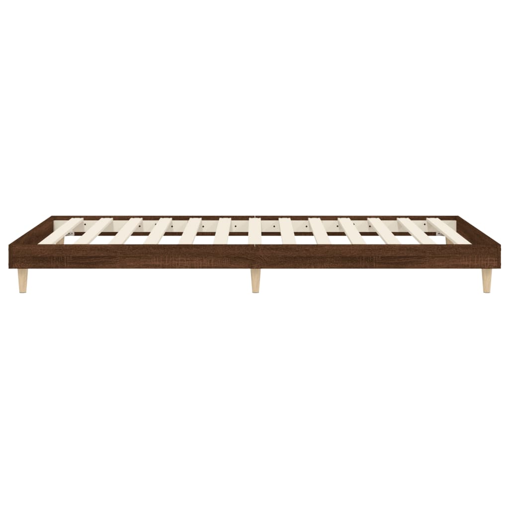 Giroletto senza Materasso Rovere Marrone 90x200cm in Truciolato - homemem39