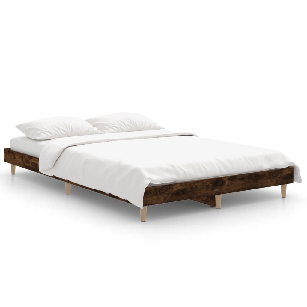Giroletto senza Materasso Rovere Fumo 120x190 cm in Truciolato - homemem39