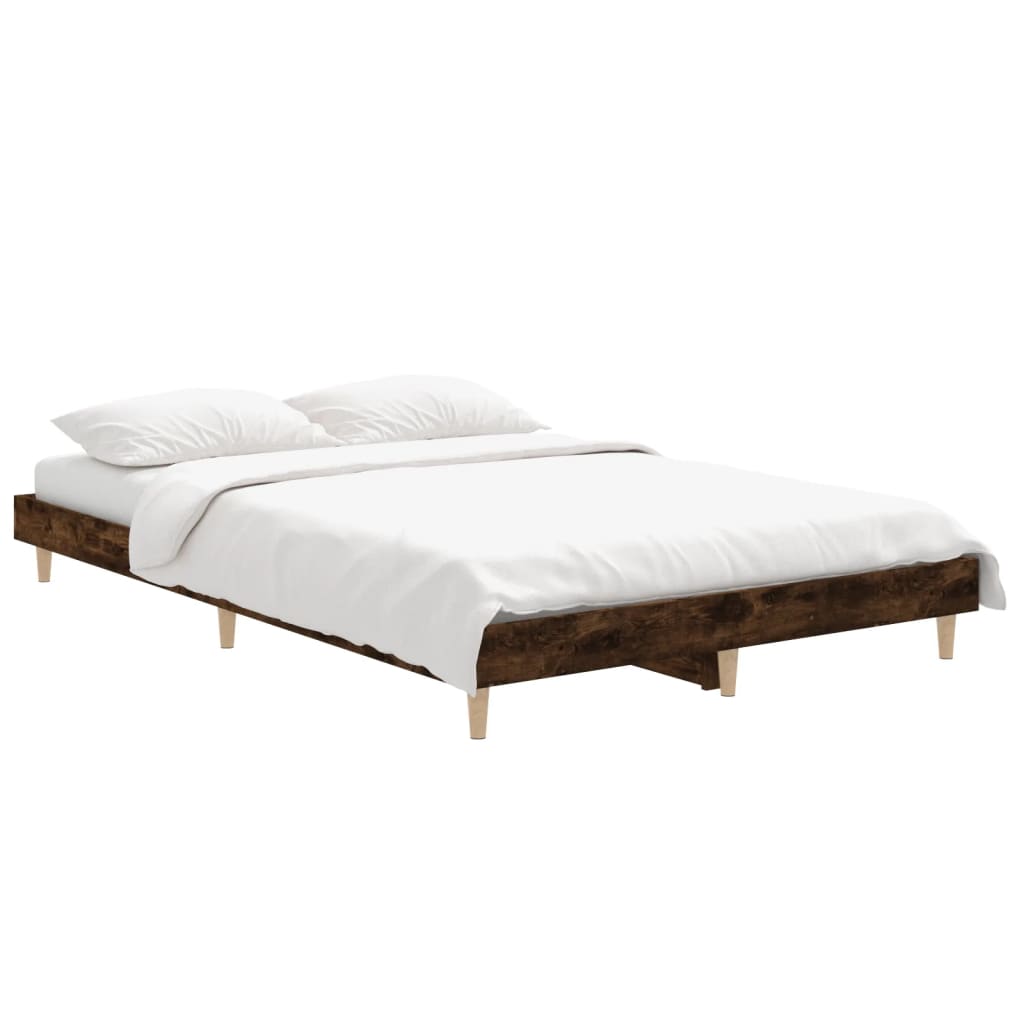 Giroletto senza Materasso Rovere Fumo 120x190 cm in Truciolato - homemem39