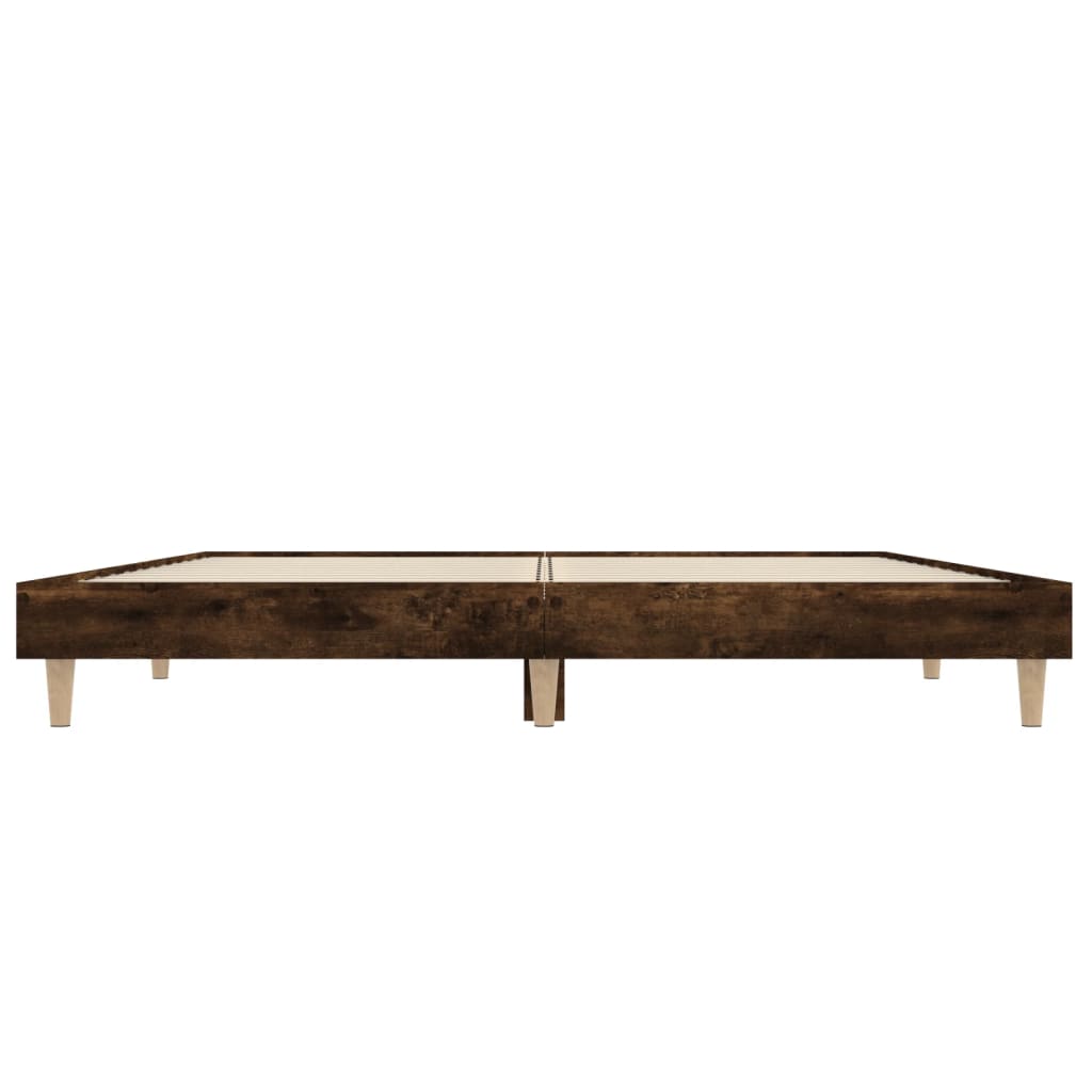 Giroletto senza Materasso Rovere Fumo 120x190 cm in Truciolato - homemem39