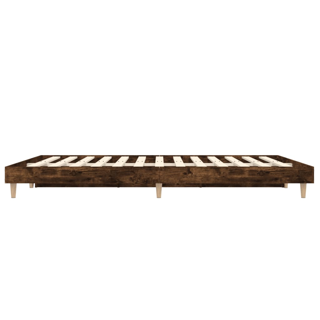Giroletto senza Materasso Rovere Fumo 120x190 cm in Truciolato - homemem39