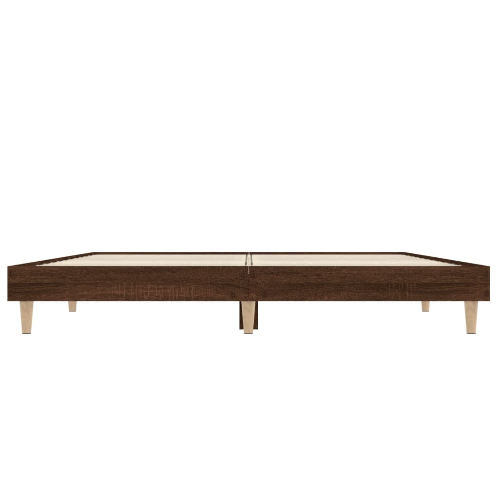 Giroletto senza Materasso Rovere Marrone 120x190 cm Truciolato - homemem39