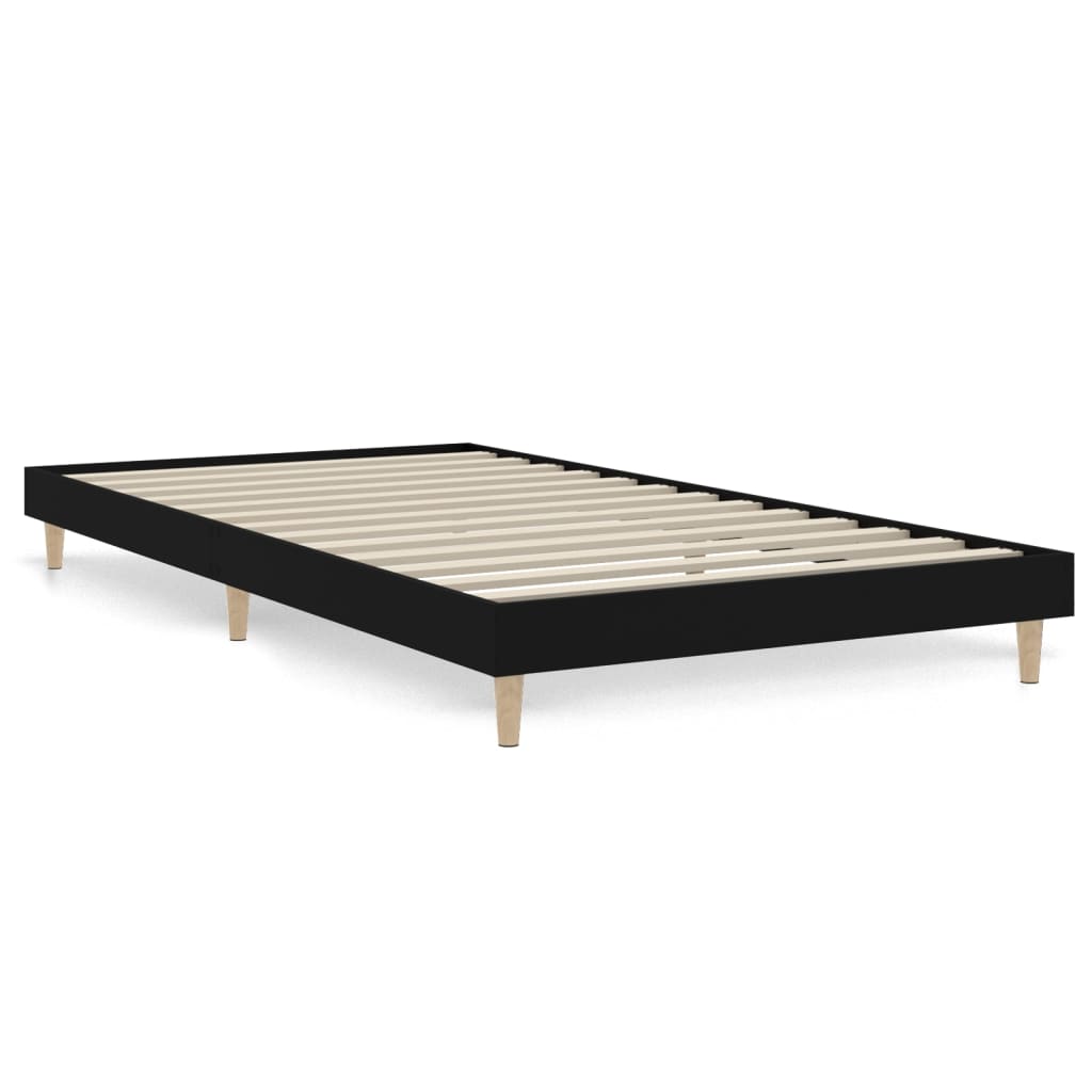 Giroletto Nero 90x190 cm in Legno Multistrato - homemem39