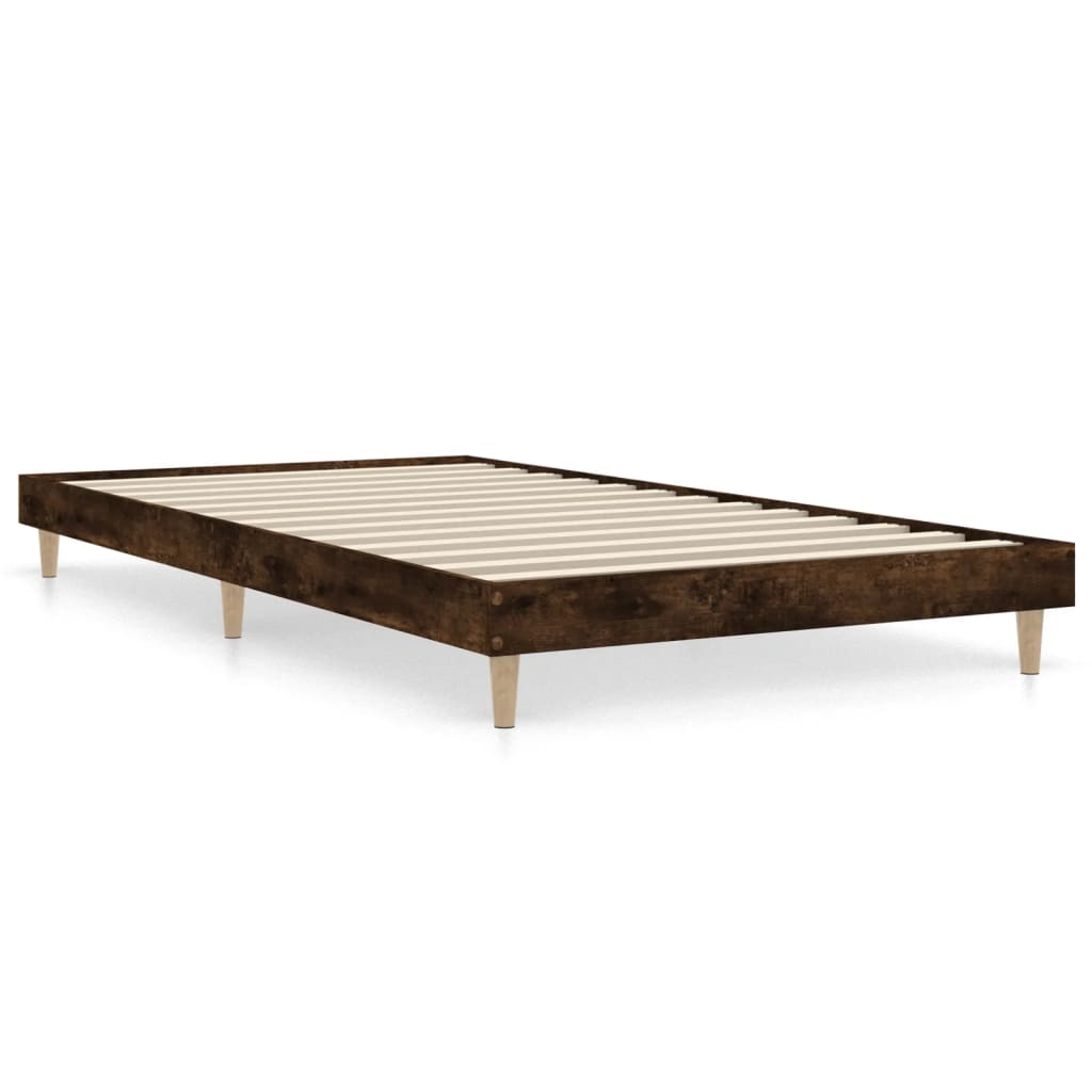 Giroletto senza Materasso Rovere Fumo 90x190 cm in Truciolato - homemem39