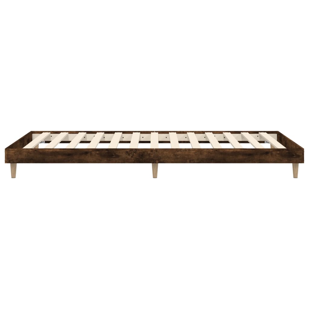 Giroletto senza Materasso Rovere Fumo 90x190 cm in Truciolato - homemem39