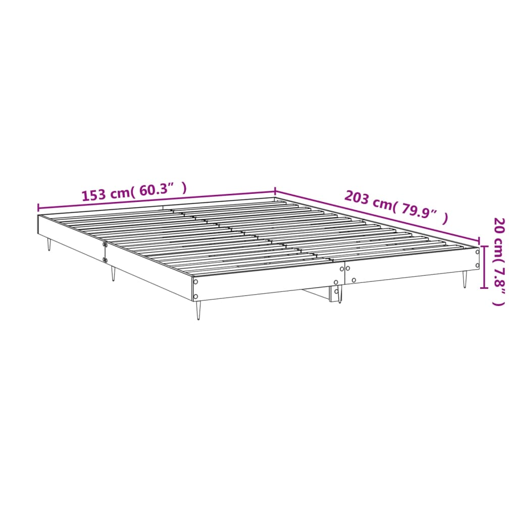 Giroletto Bianco 150x200 cm in Legno Multistrato | homemem39
