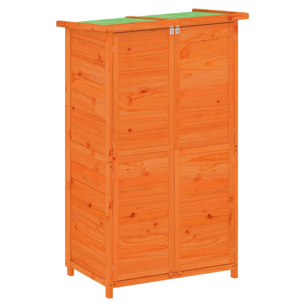 Rimessa da Giardino Marrone 83x57x140 cm Legno Massello di Pino - homemem39