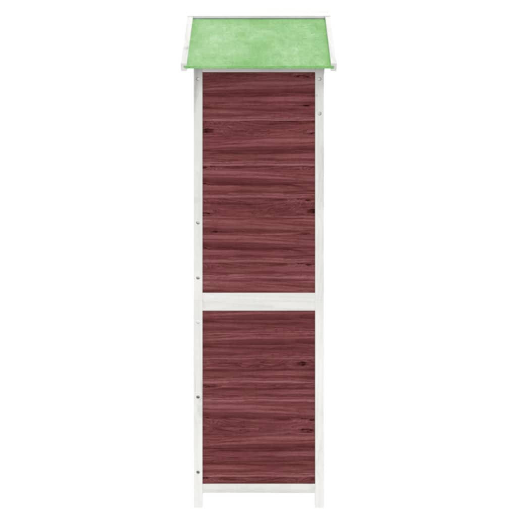 Rimessa da Giardino Moka 120x53,5x170 cm Legno Massello di Pino - homemem39