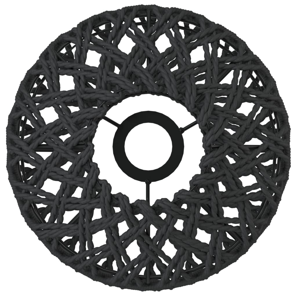 Paralume Nero Ø23x28 cm Ferro e Carta - homemem39