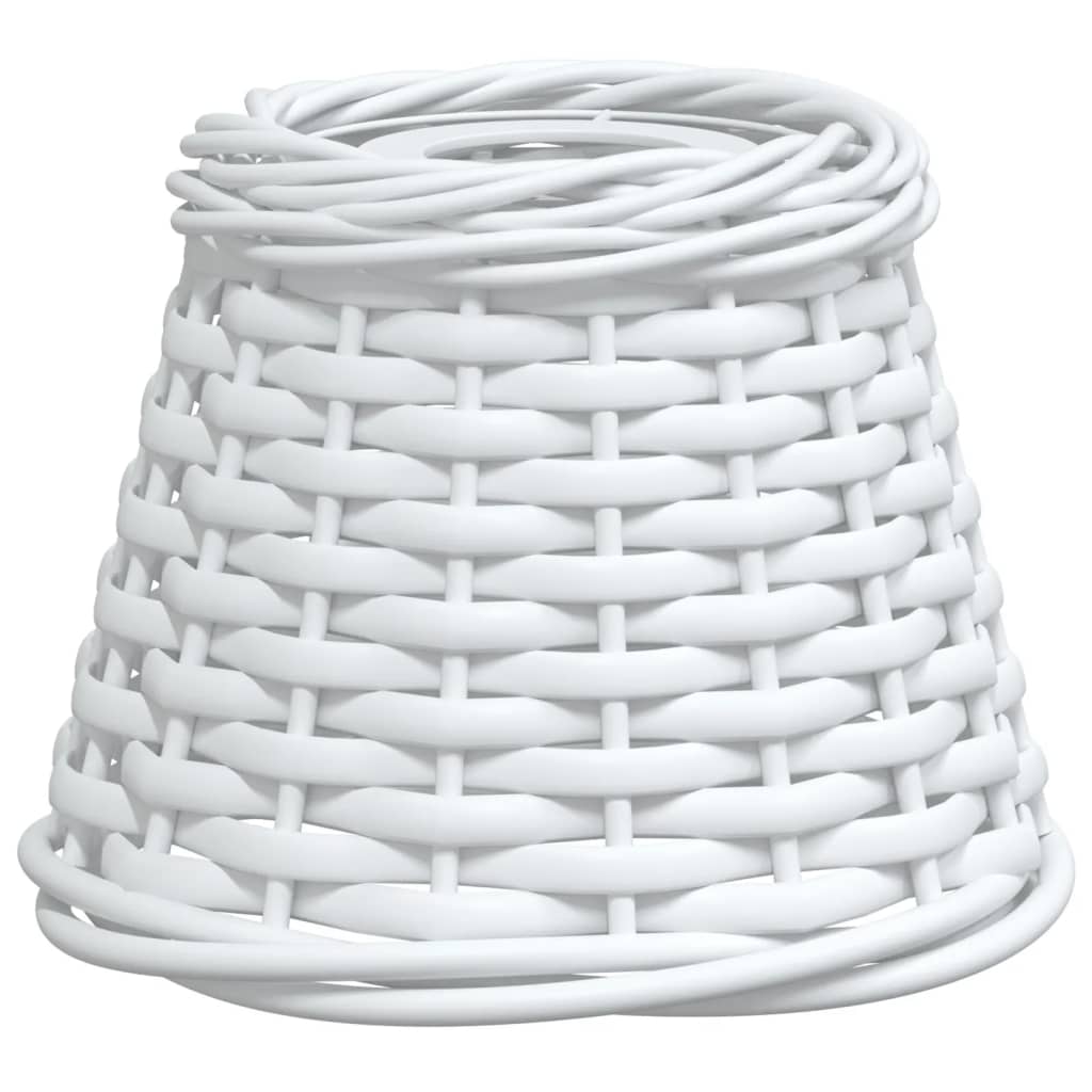 Paralume da Soffitto Bianco Ø15x12 cm in Vimini - homemem39