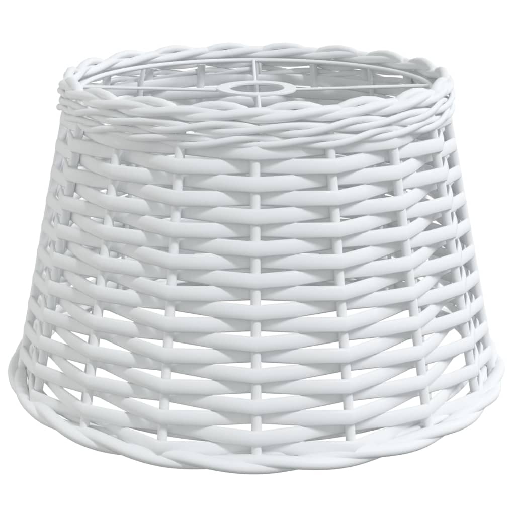 Paralume da Soffitto Bianco Ø38x23 cm in Vimini - homemem39