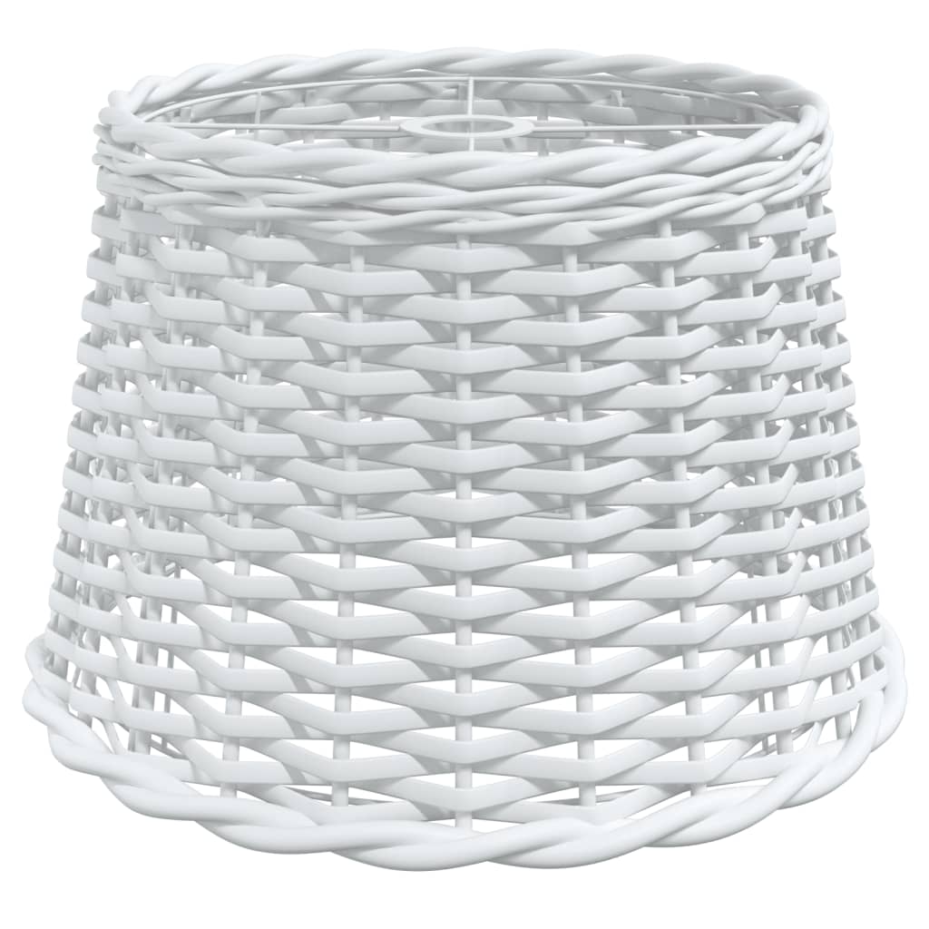 Paralume da Soffitto Bianco Ø40x26 cm in Vimini - homemem39