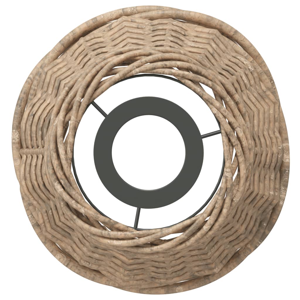 Paralume da Soffitto Marrone Ø15x12 cm in Vimini - homemem39