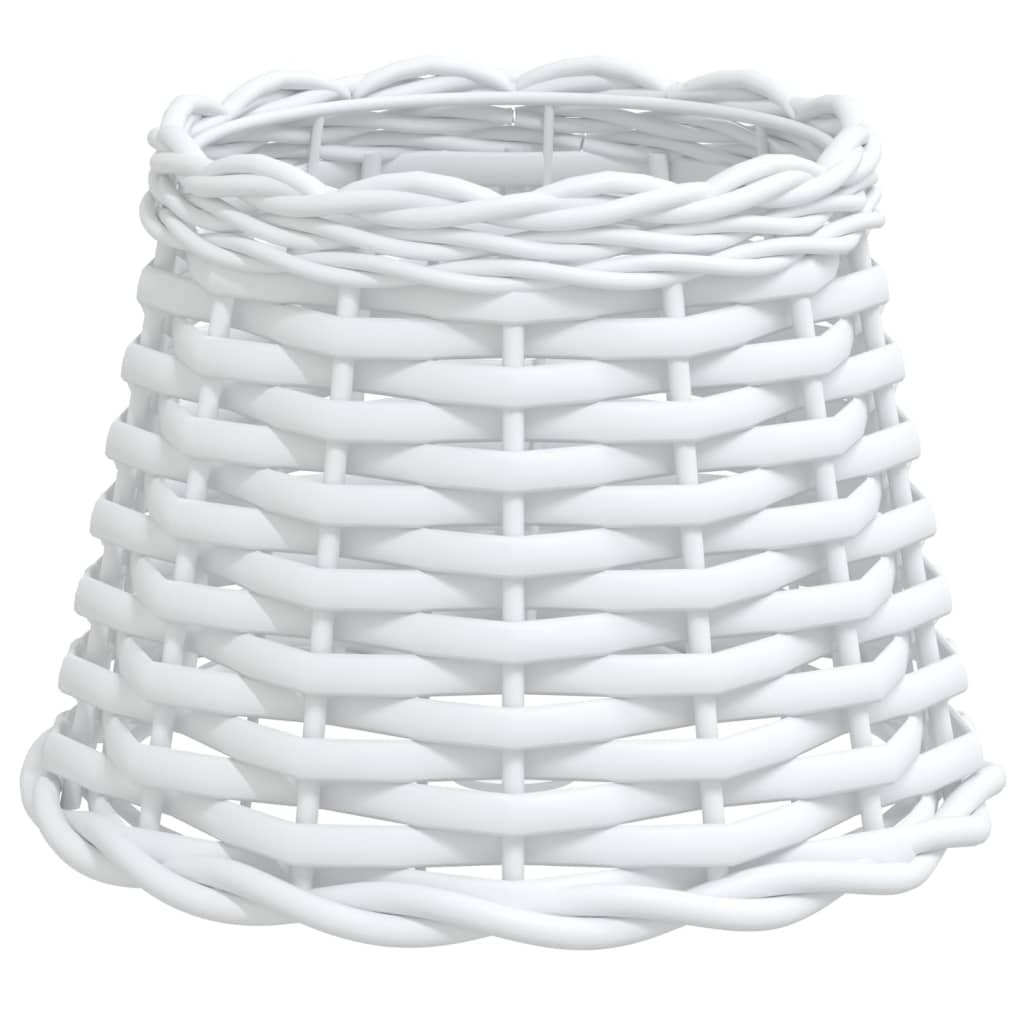 Paralume Bianco Ø20x15 cm in Vimini - homemem39