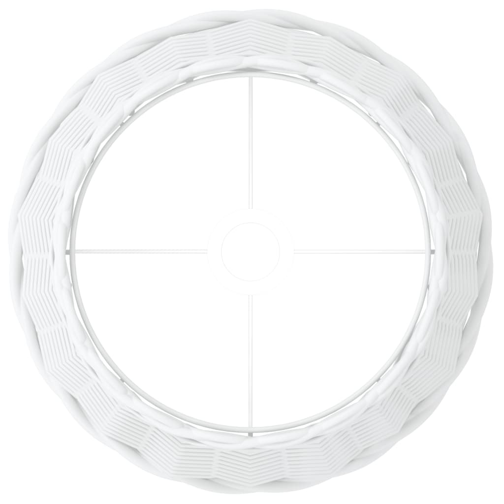 Paralume Bianco Ø38x23 cm in Vimini - homemem39
