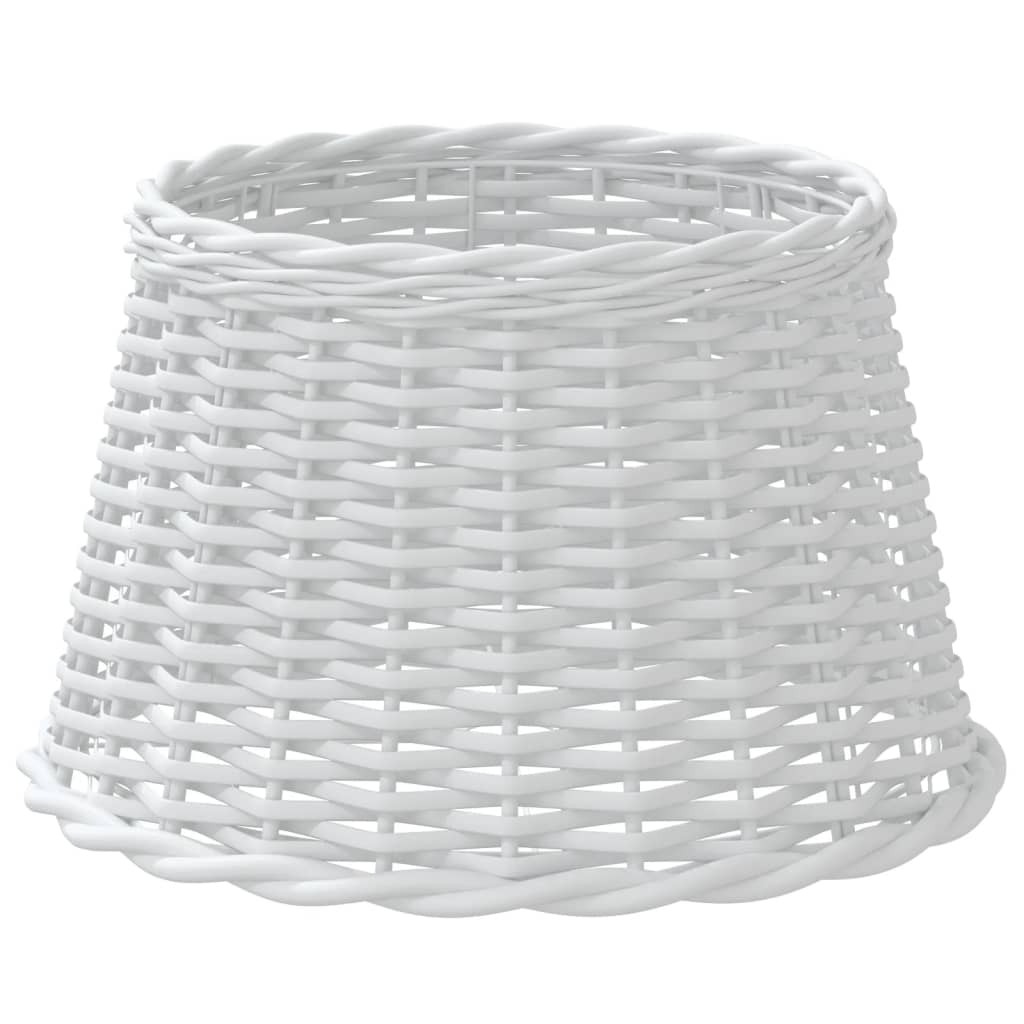 Paralume Bianco Ø45x28 cm in Vimini - homemem39