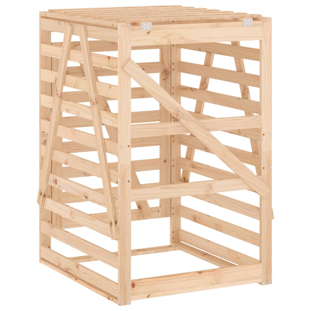 Copribidone 84x90x128,5 cm in Legno Massello di Pino - homemem39