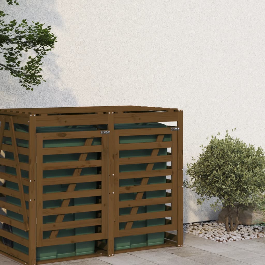 Estensione Copribidone Ambra in Legno Massello di Pino - homemem39