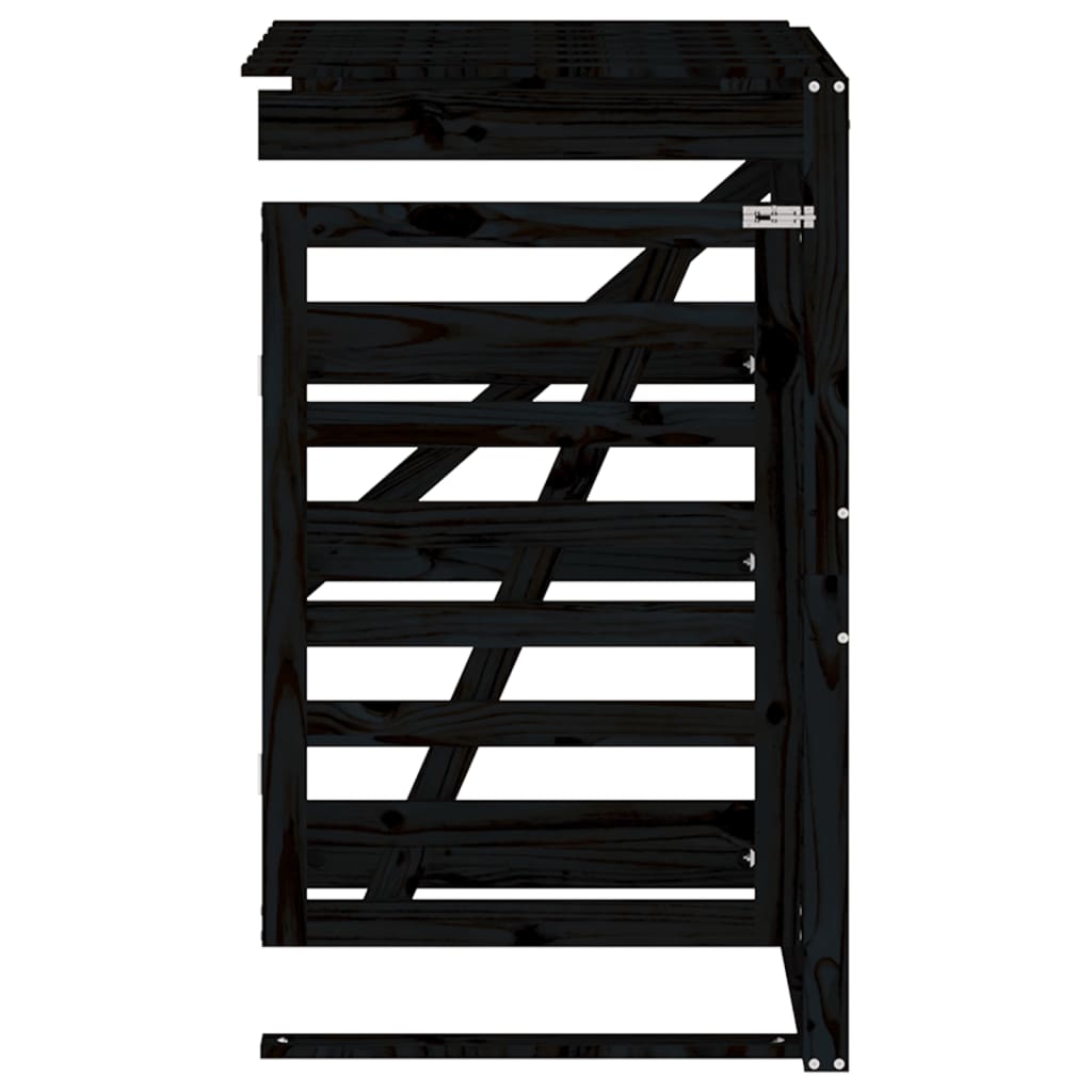 Estensione Copribidone Nero in Legno Massello di Pino - homemem39