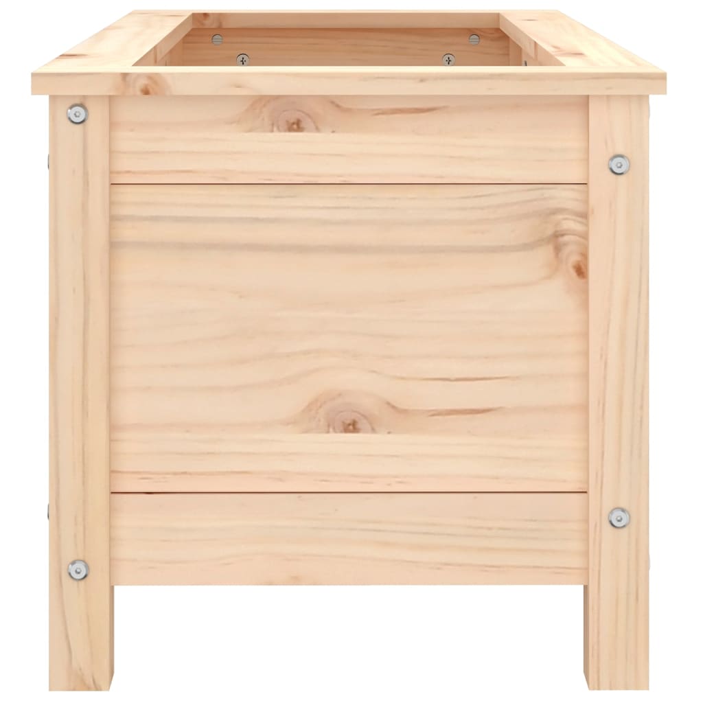 Fioriera da Giardino 82,5x40x39 cm in Legno Massello di Pino