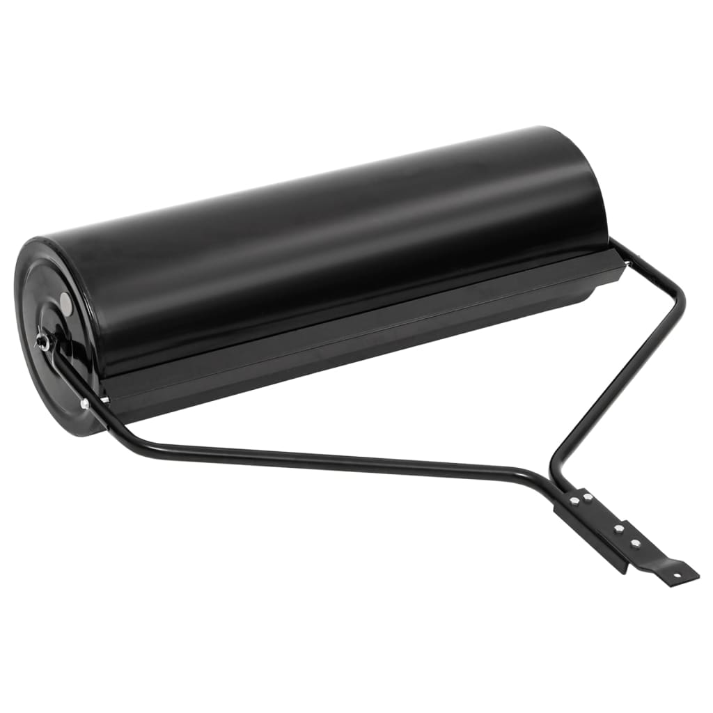 Rullo da Giardino a Spinta Nero 63 L Ferro - homemem39