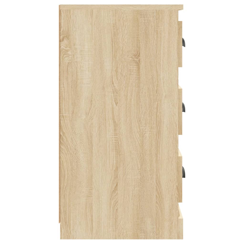 Credenze 2 pz Rovere Sonoma in Legno Multistrato