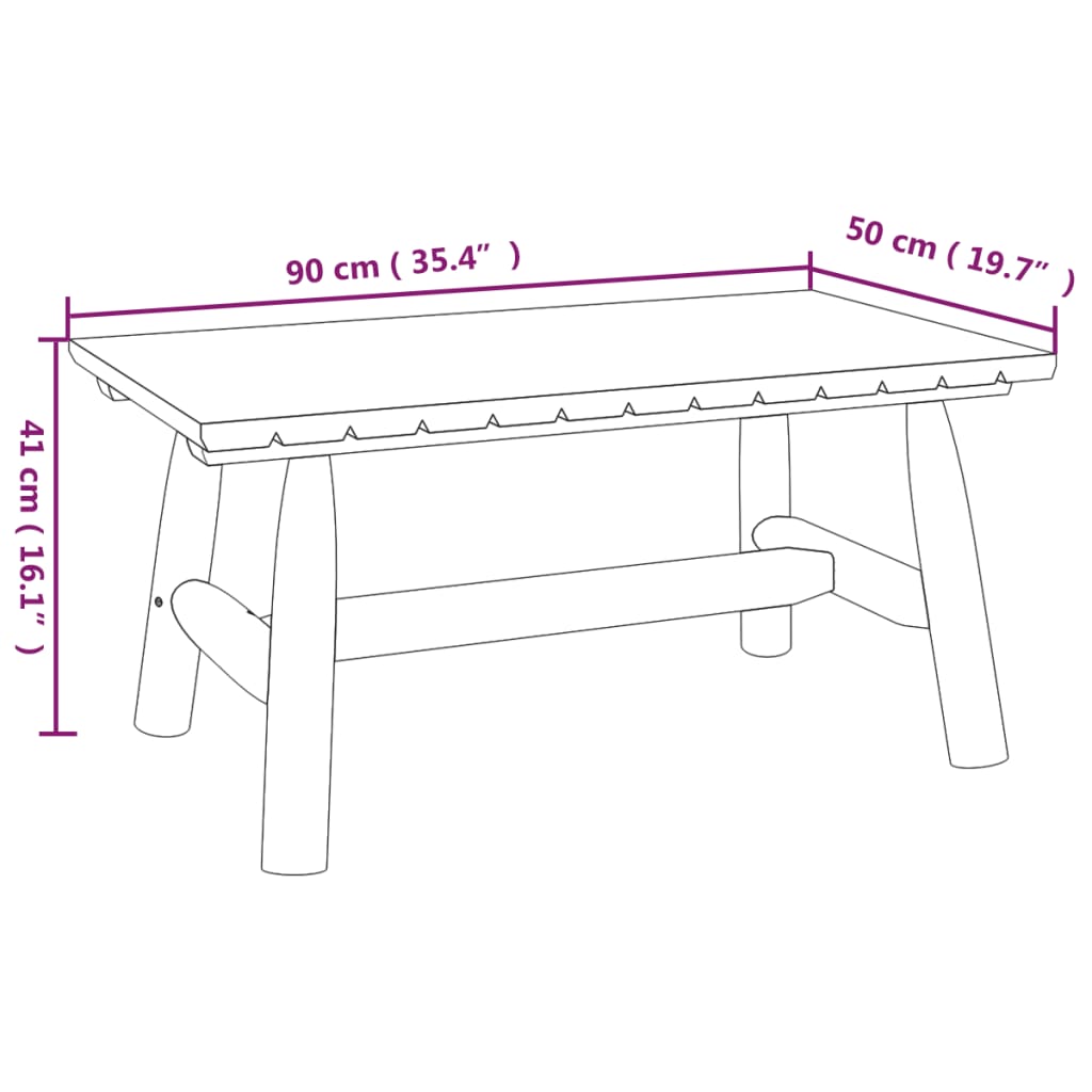 Set Divani da Giardino 4 pz in Legno Massello di Abete | homemem39