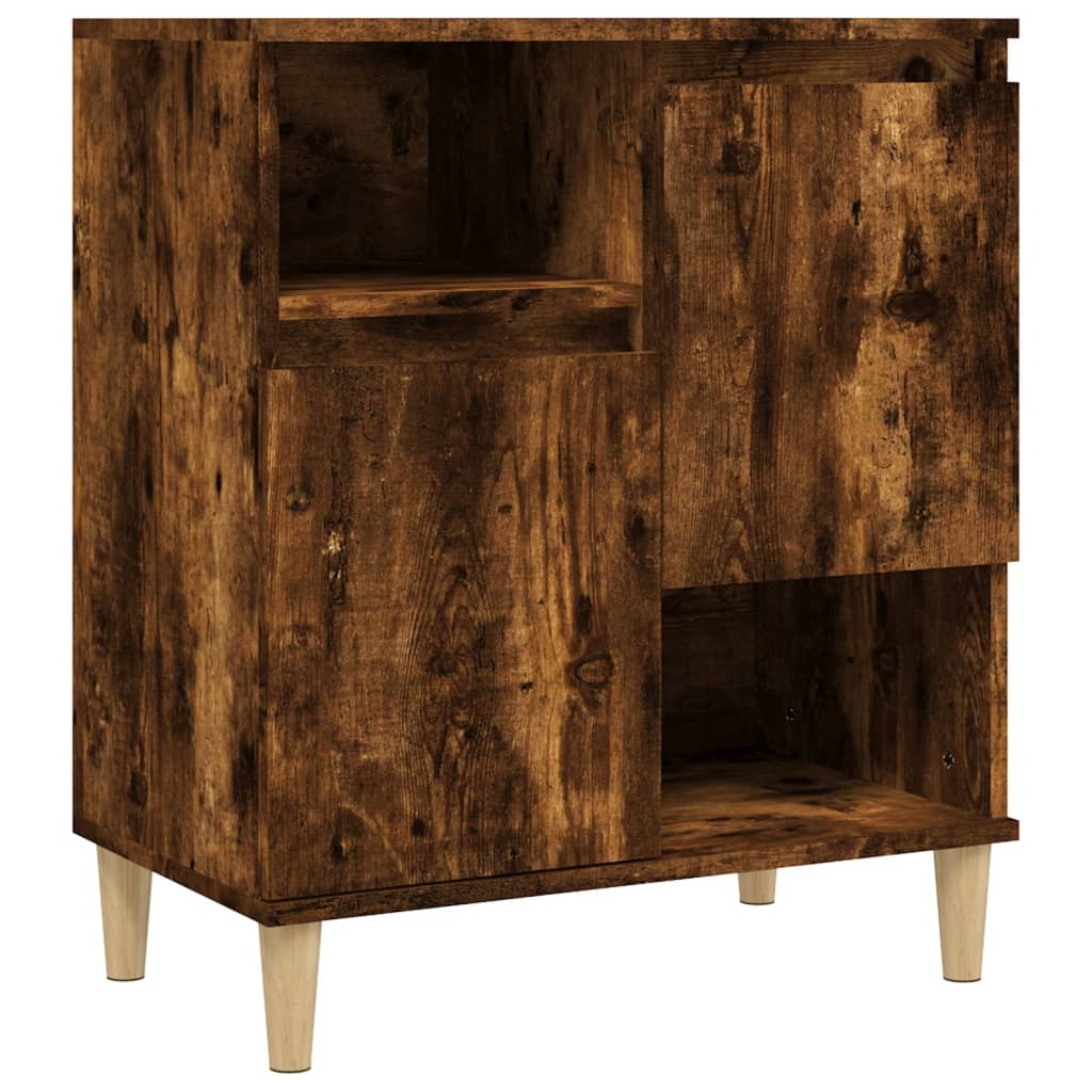 Credenze 3pz Rovere Fumo 60x35x70 cm in Legno Multistrato - homemem39