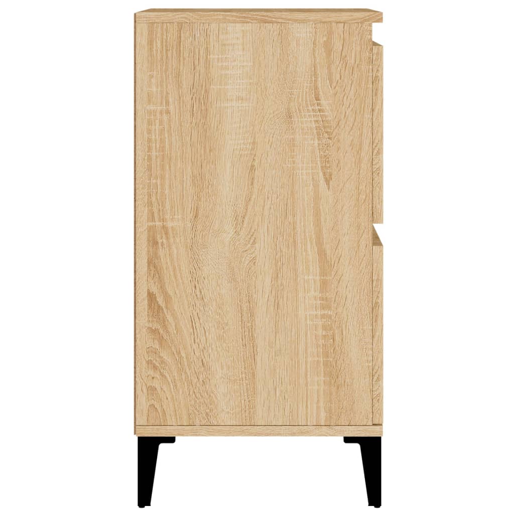 Credenze 3pz Rovere Sonoma 60x35x70 cm in Legno Multistrato