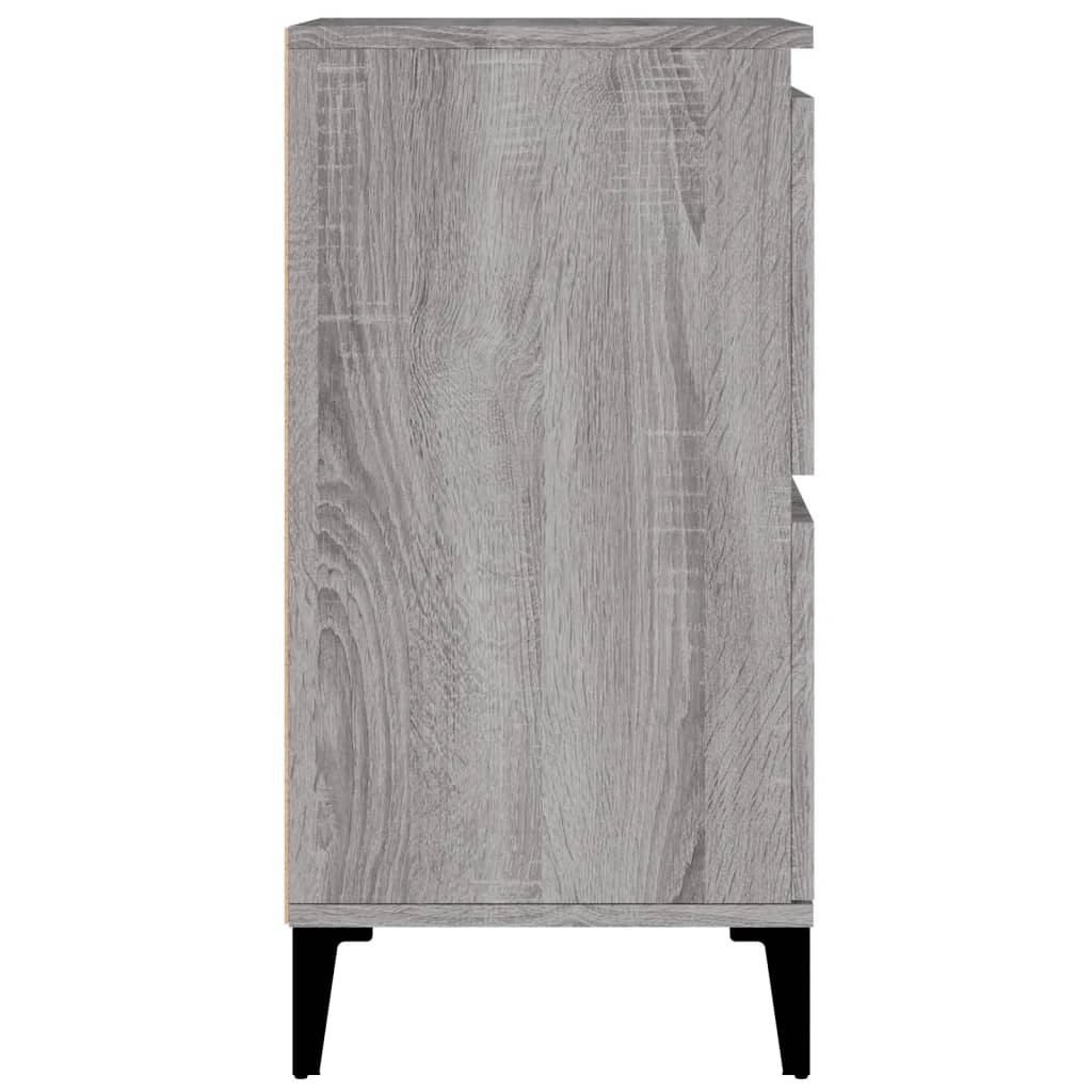 Credenze 3pz Grigio Sonoma 60x35x70 cm in Legno Multistrato - homemem39