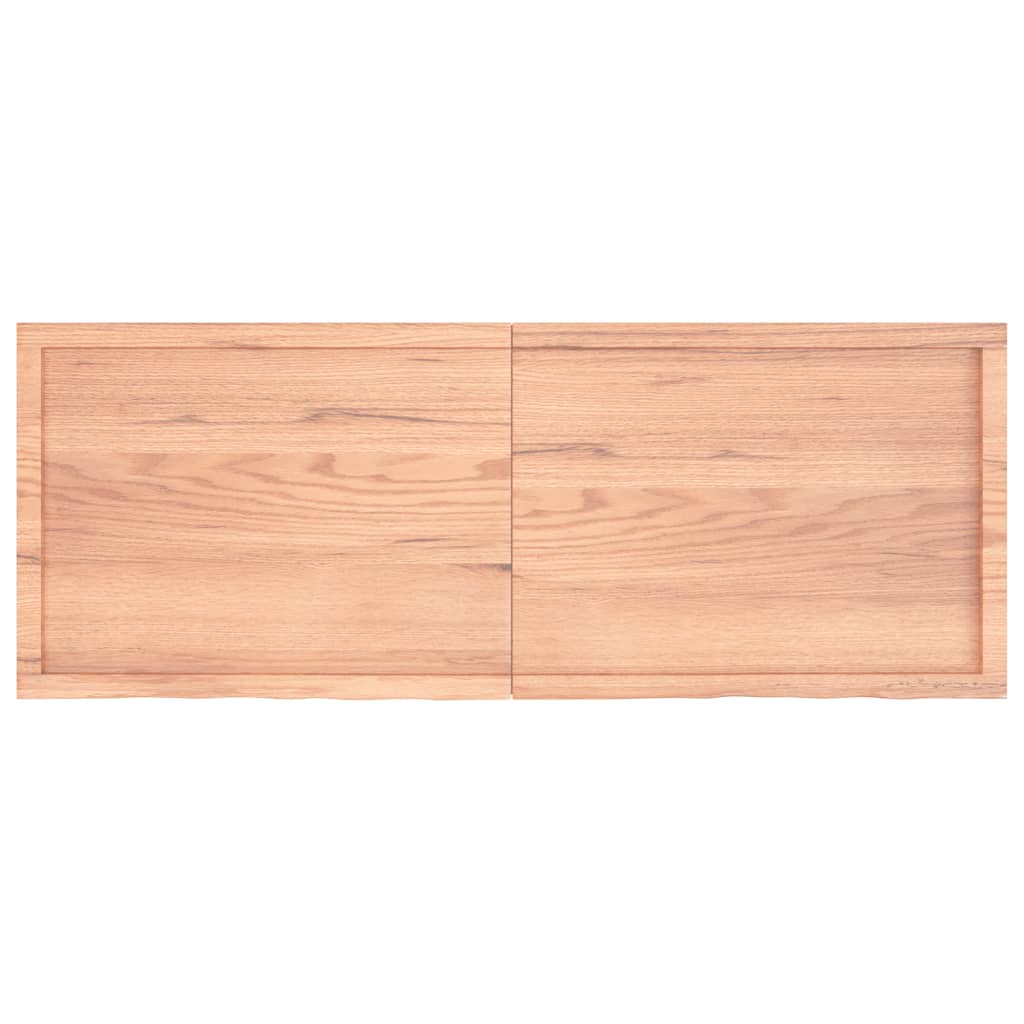 Piano Tavolo Marrone 160x60x(2-6) cm Massello Rovere Trattato - homemem39